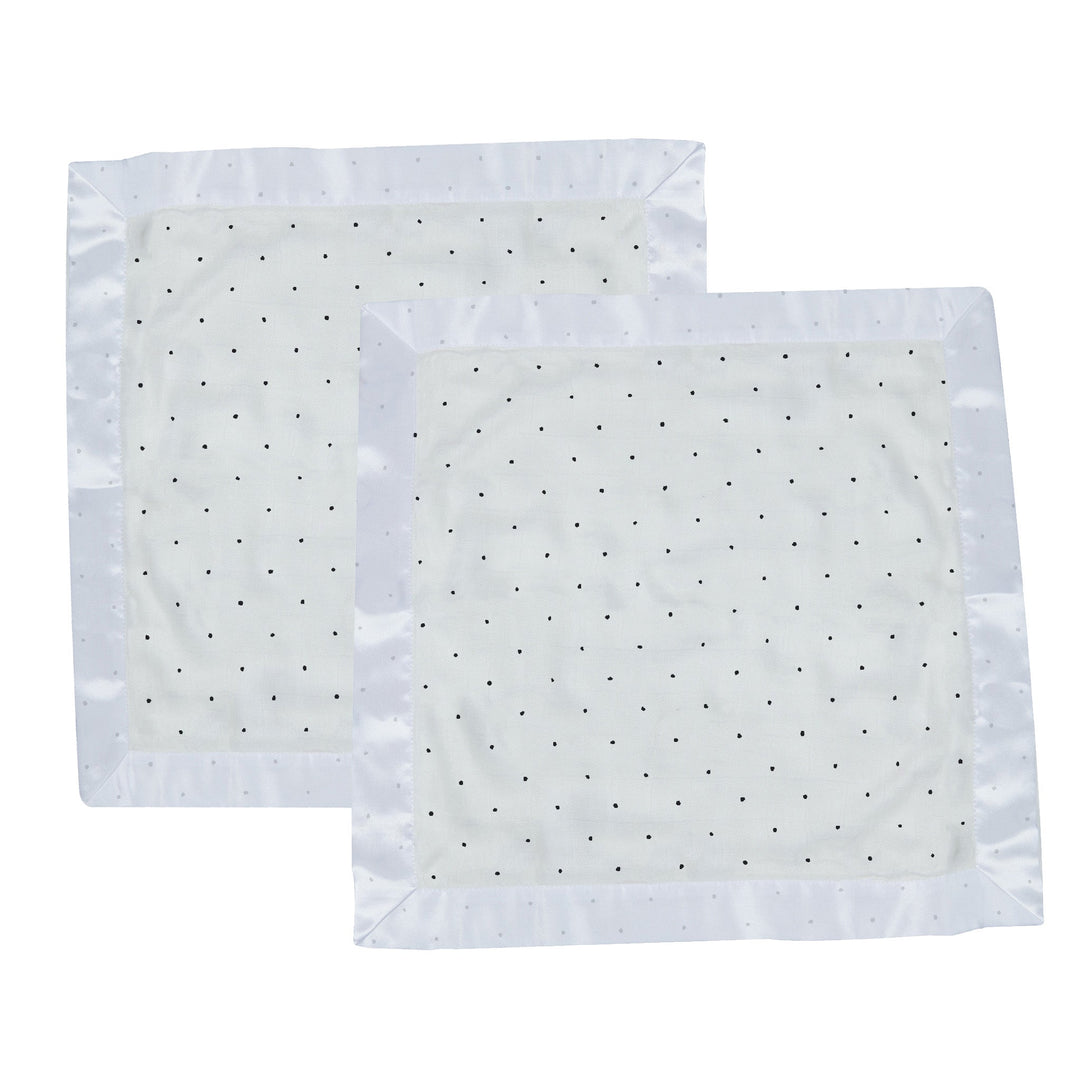 Black and White Polka Dot Bamboo Newcastle Blankie