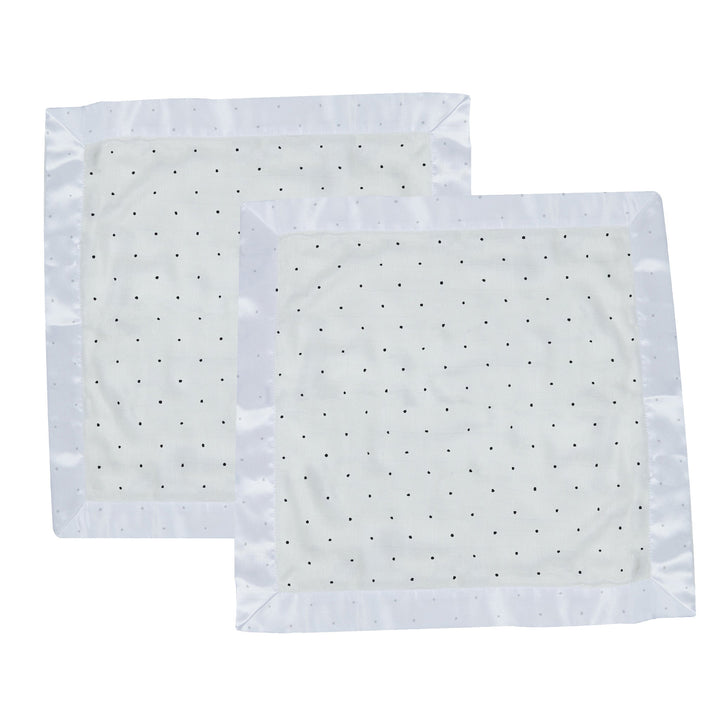 Black and White Polka Dot Bamboo Newcastle Blankie