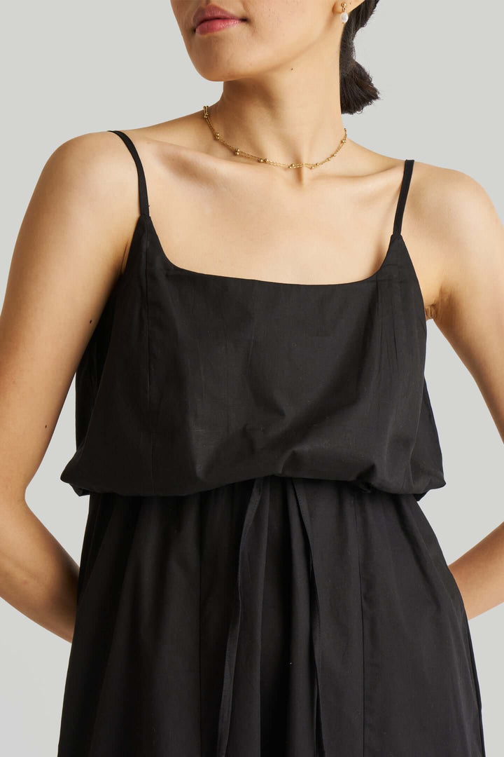 Strappy Maxi Dress - Black