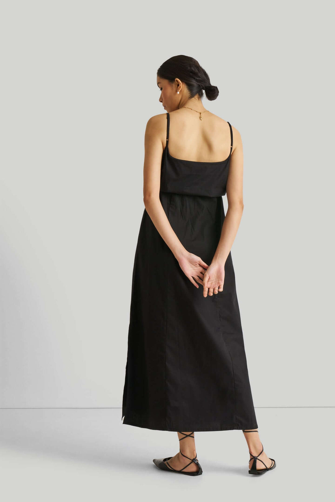 Strappy Maxi Dress - Black