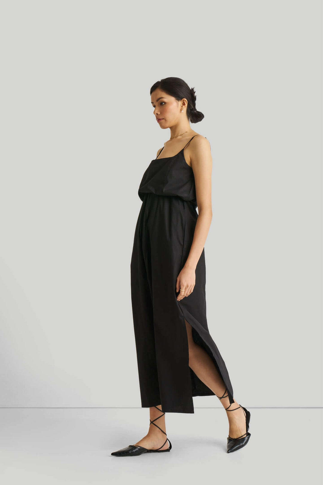 Strappy Maxi Dress - Black