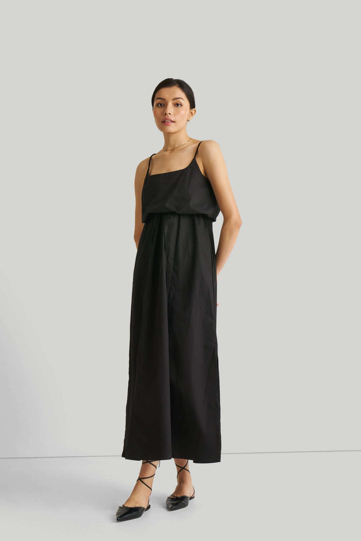 Strappy Maxi Dress - Black