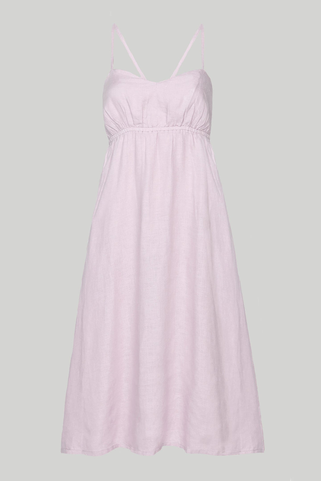 Strappy Midi Camisole Dress - Pink