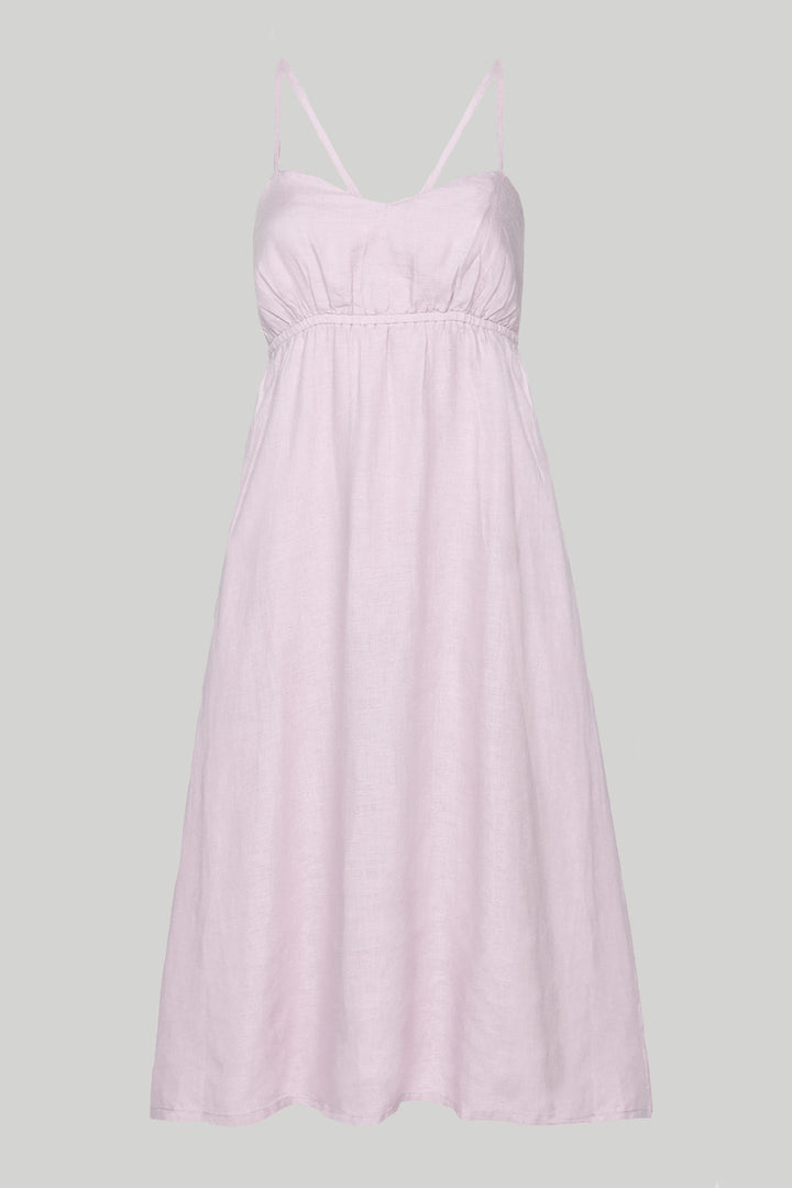 Strappy Midi Camisole Dress - Pink