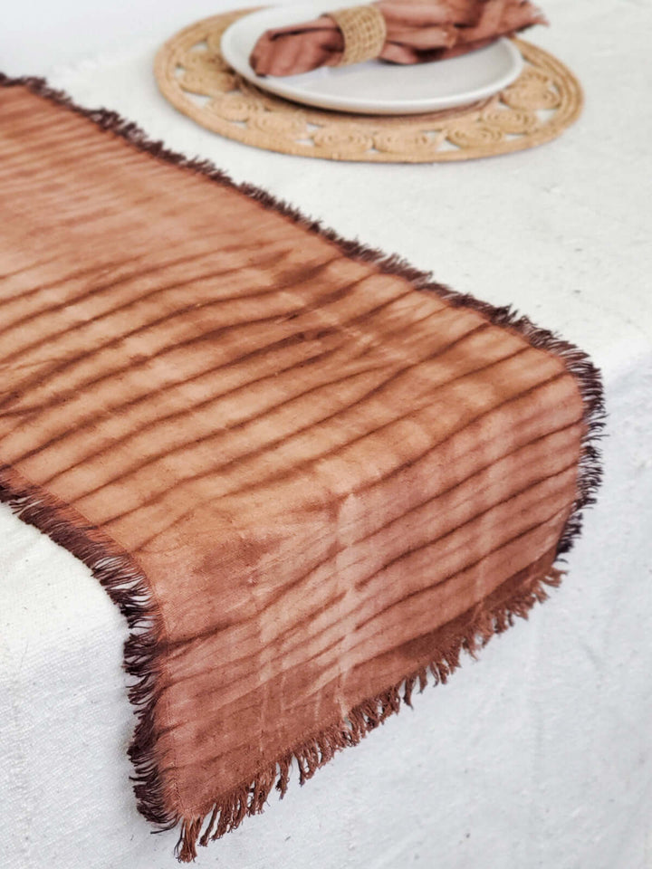 Tie Dye Cotton Table Runner