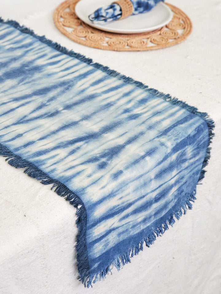 Tie Dye Cotton Table Runner