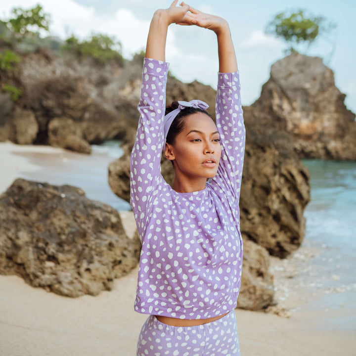 Arnoldi Organic Cotton Sweatshirt - Lilac Purple