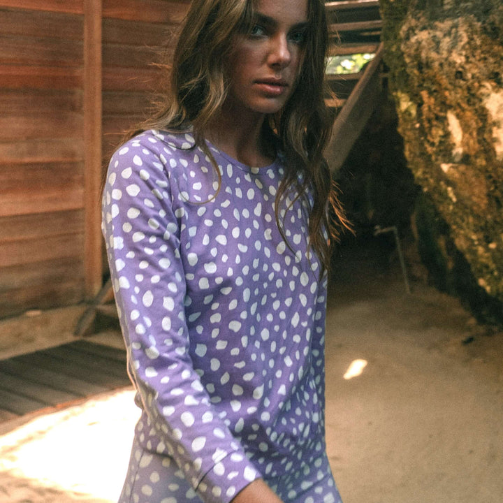 Arnoldi Organic Cotton Sweatshirt - Lilac Purple