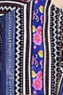INDIGO BATIK EMBROIDERED DRESS