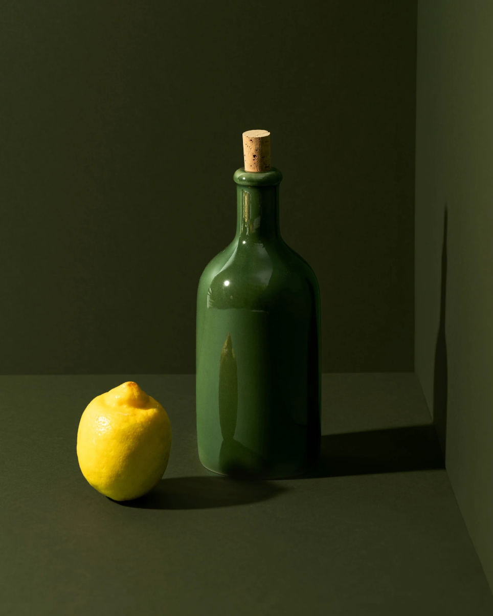 Stoneware Olive Oil Dispenser | Jazz 21 oz