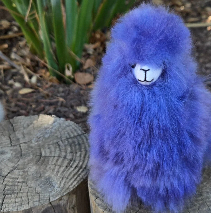 6" Standing Alpaca Fur Toy