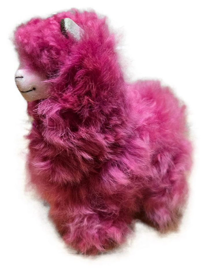 6" Standing Alpaca Fur Toy
