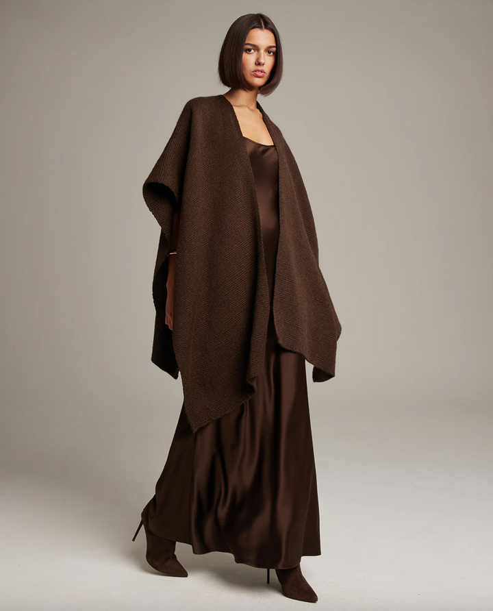 Solid Alpaca Duster