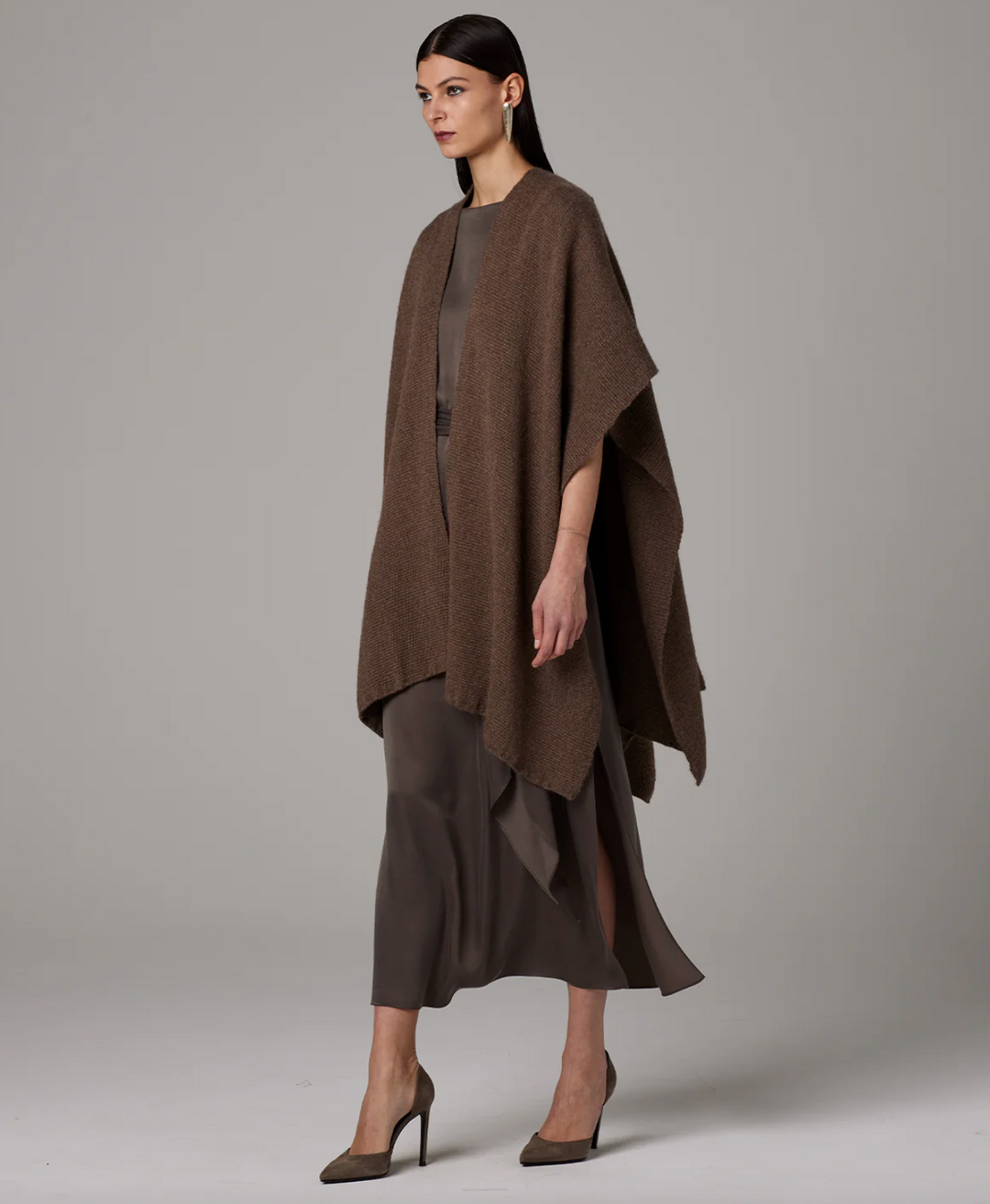 Solid Alpaca Duster