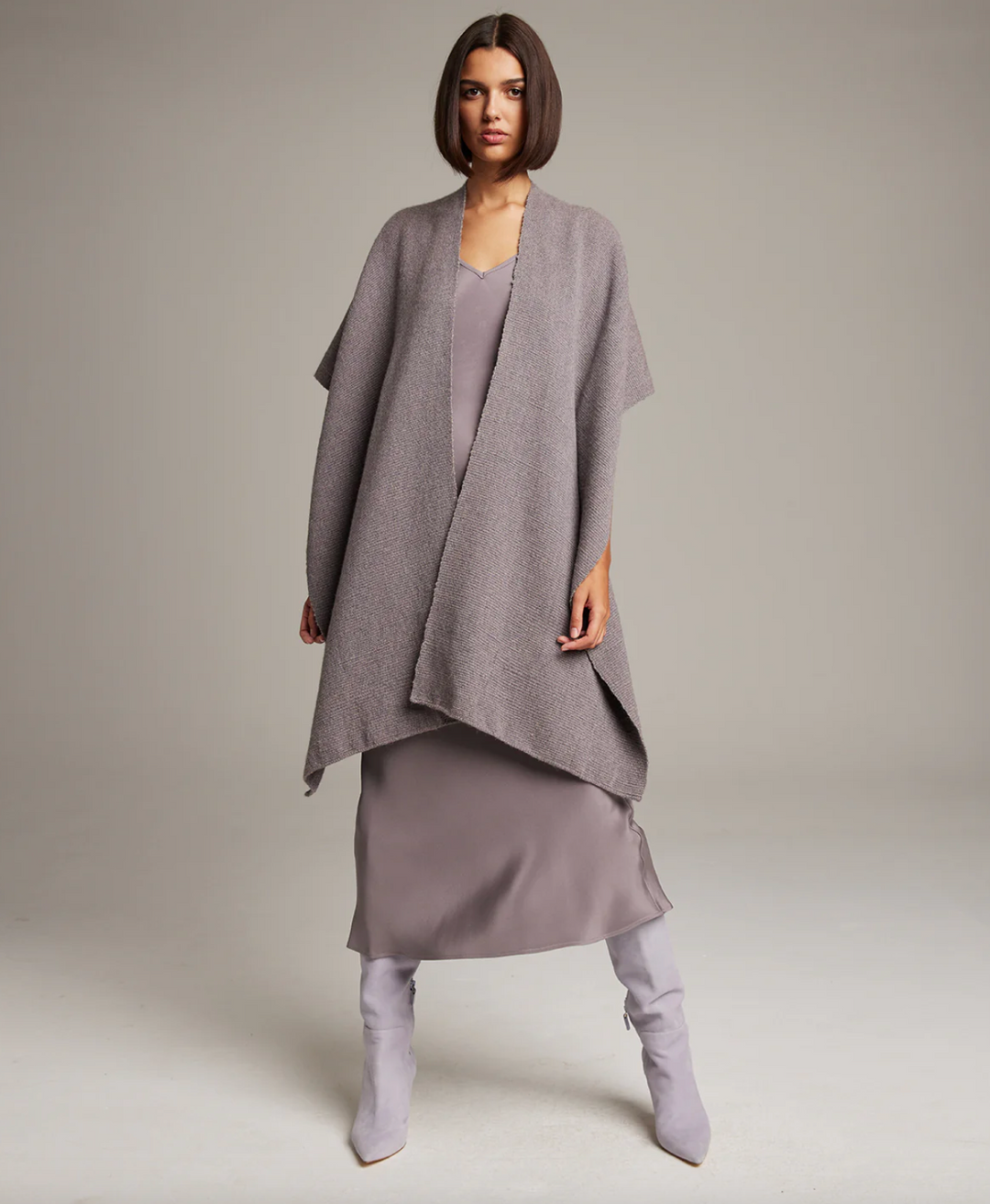 Solid Alpaca Duster