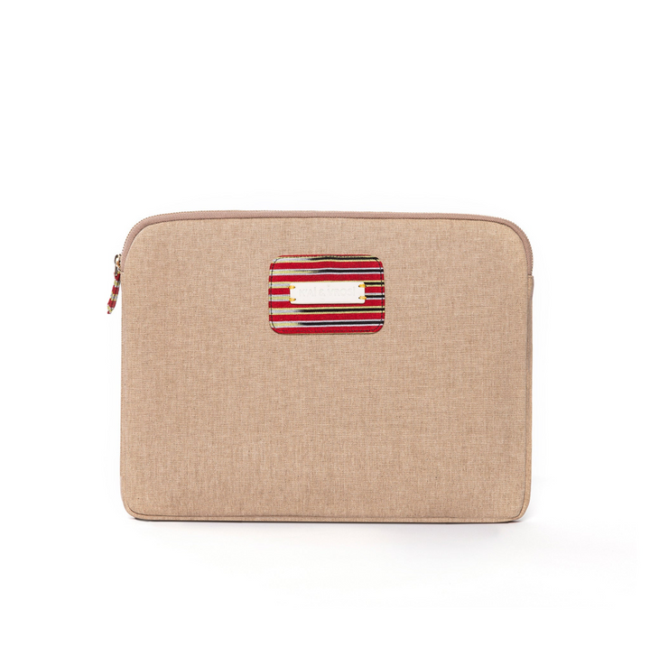 Zipped Canvas Laptop Case for 13" 14"