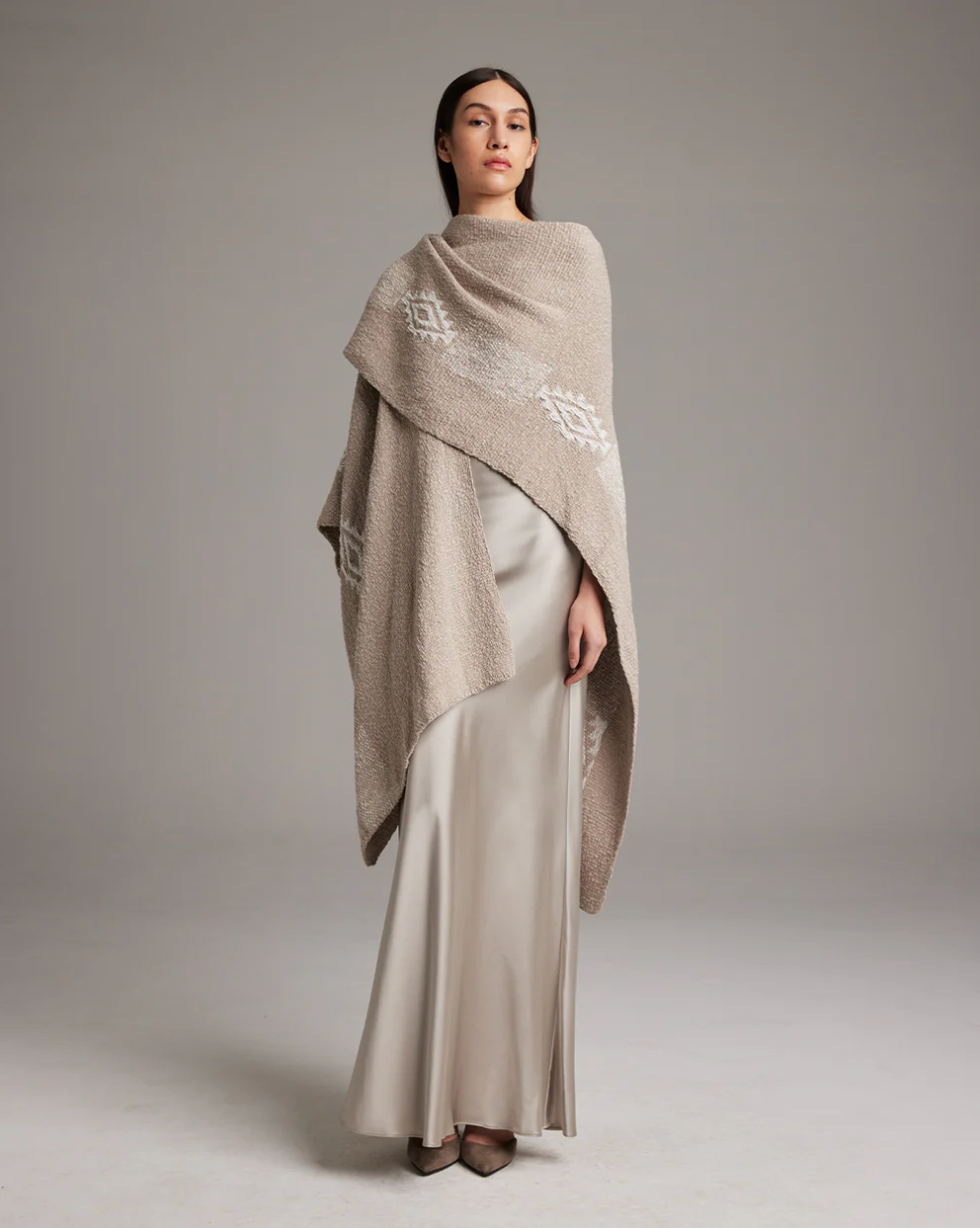 Long Estrella Textured Cotton Duster
