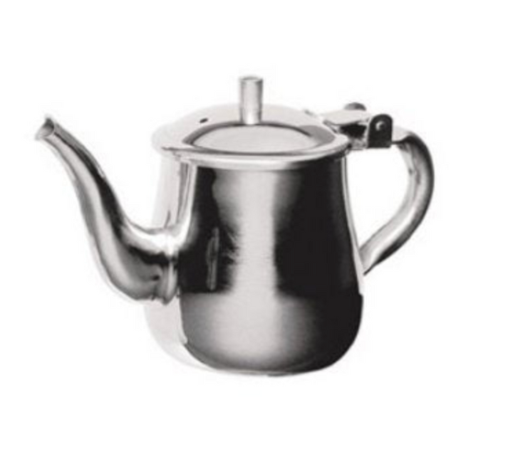 Elegant stainless steel teapot for a Hygge Gift Box. The Fall Vibes bundle curated by The Ever Good.