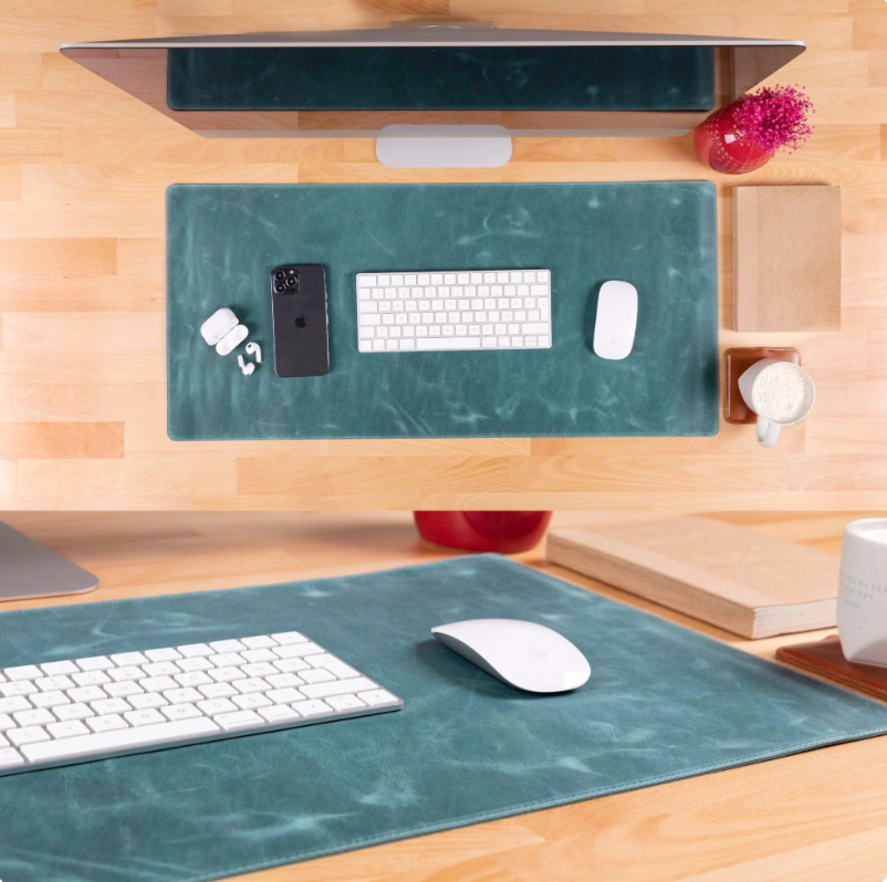 Rawlins Leather Desk Pads - 36x19 and 14.6x31.5 Inches