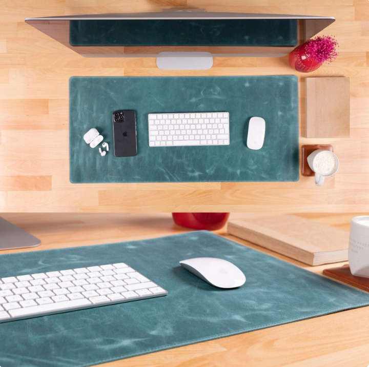 Rawlins Leather Desk Pads - 36x19 and 14.6x31.5 Inches