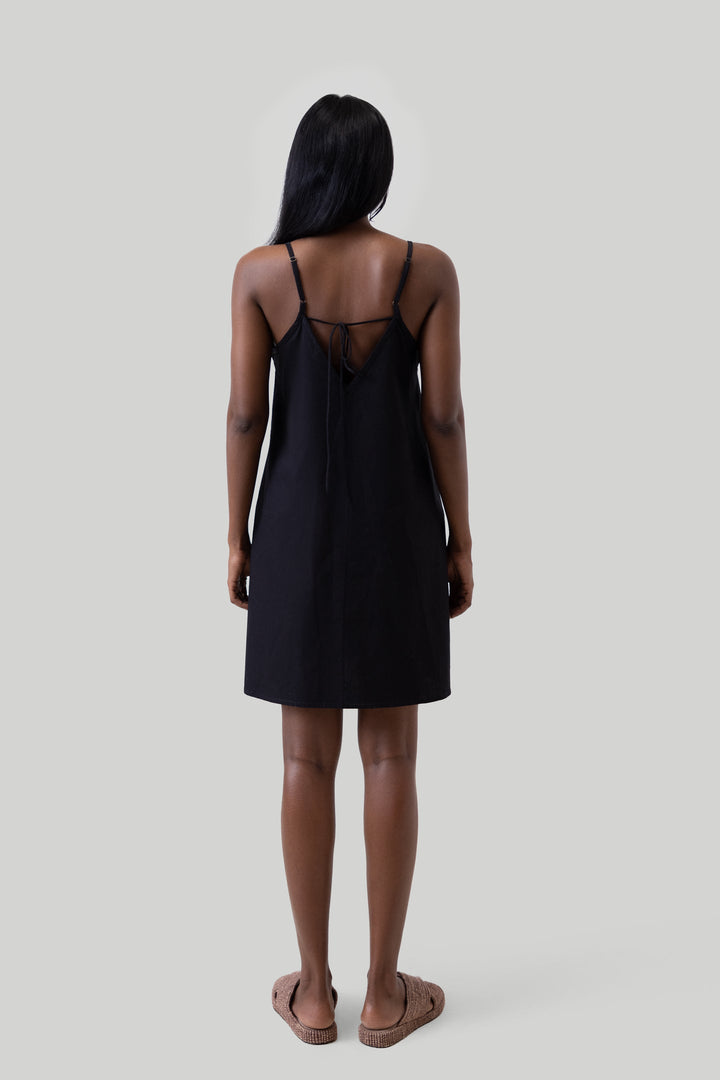 Short Tent Dress - Black