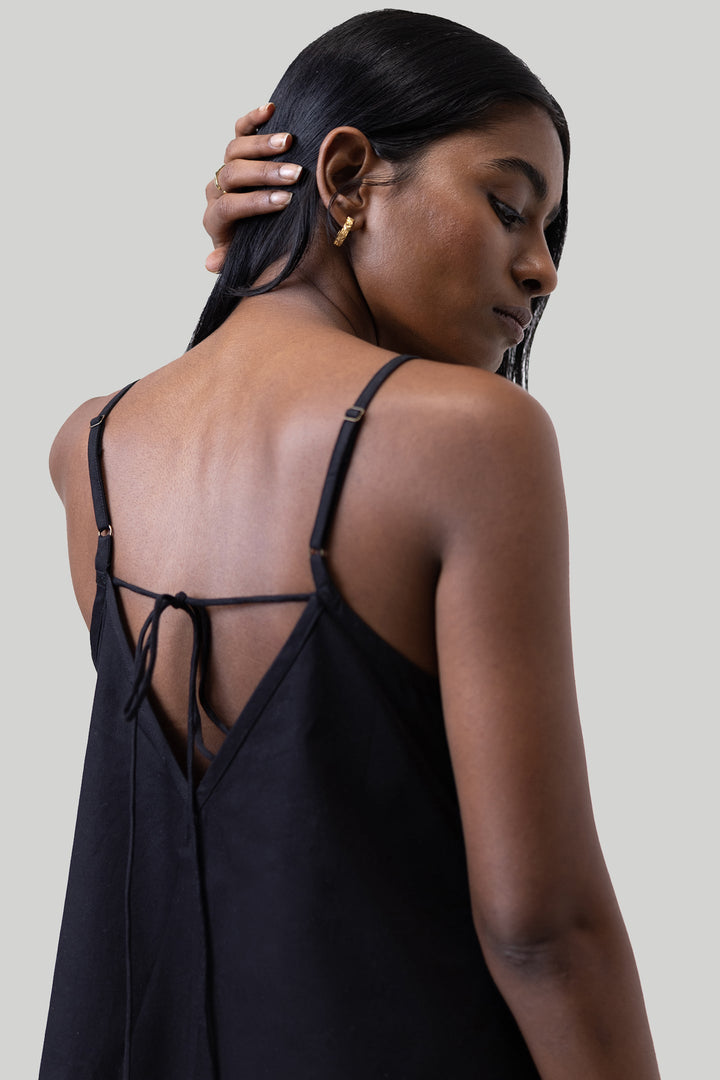 Short Tent Dress - Black
