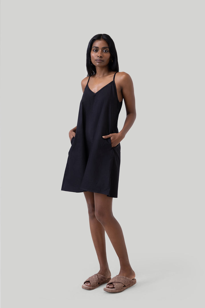 Short Tent Dress - Black