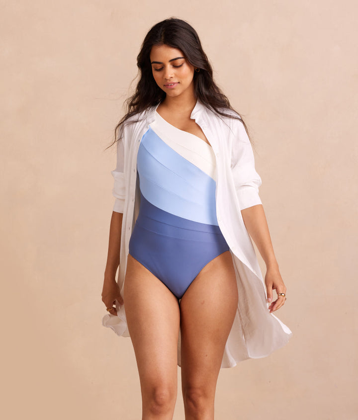 The Silky Luxe Short Effortless Shirtdress Cover-Up