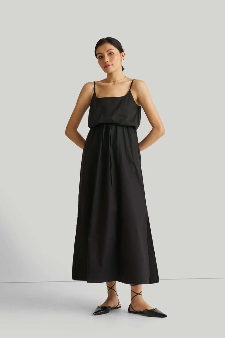 Strappy Maxi Dress - Black