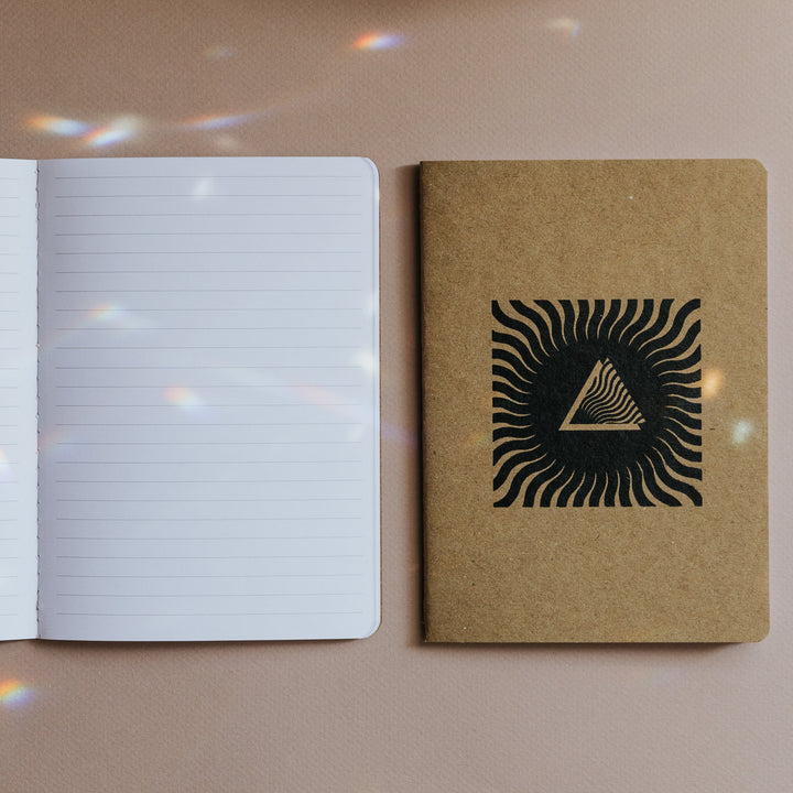 Sun Rays Kraft Notebook