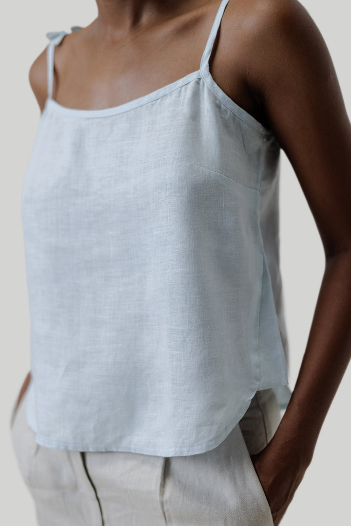 Tie-up Camisole - Blue