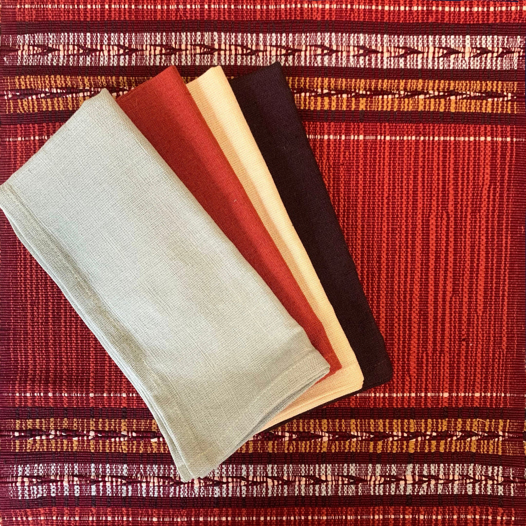 Handwoven Table Runner - Brick Arrow