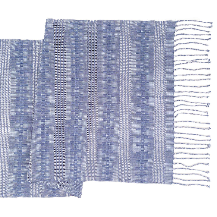 Calado Table Runner - Blue
