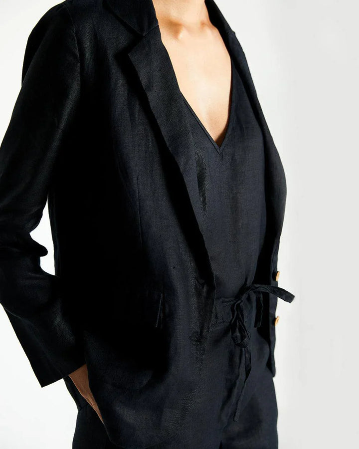 Hemp Three Piece Set - Black