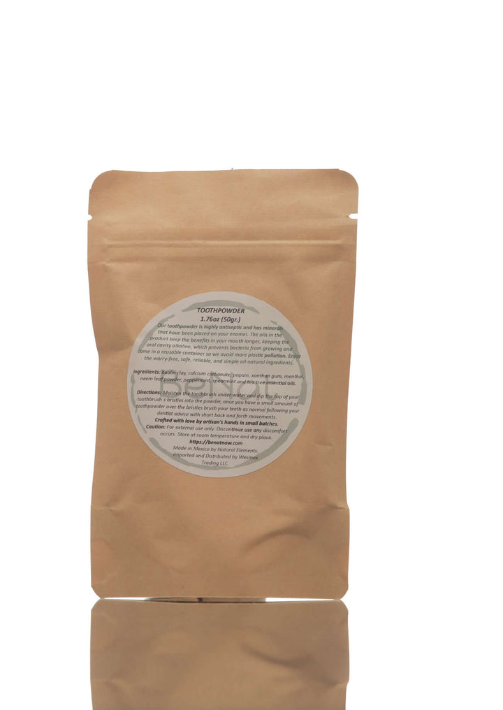 All-Natural Tooth Powder - Eco-Friendly