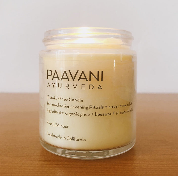 Trataka Meditation Candle | Organic Ghee