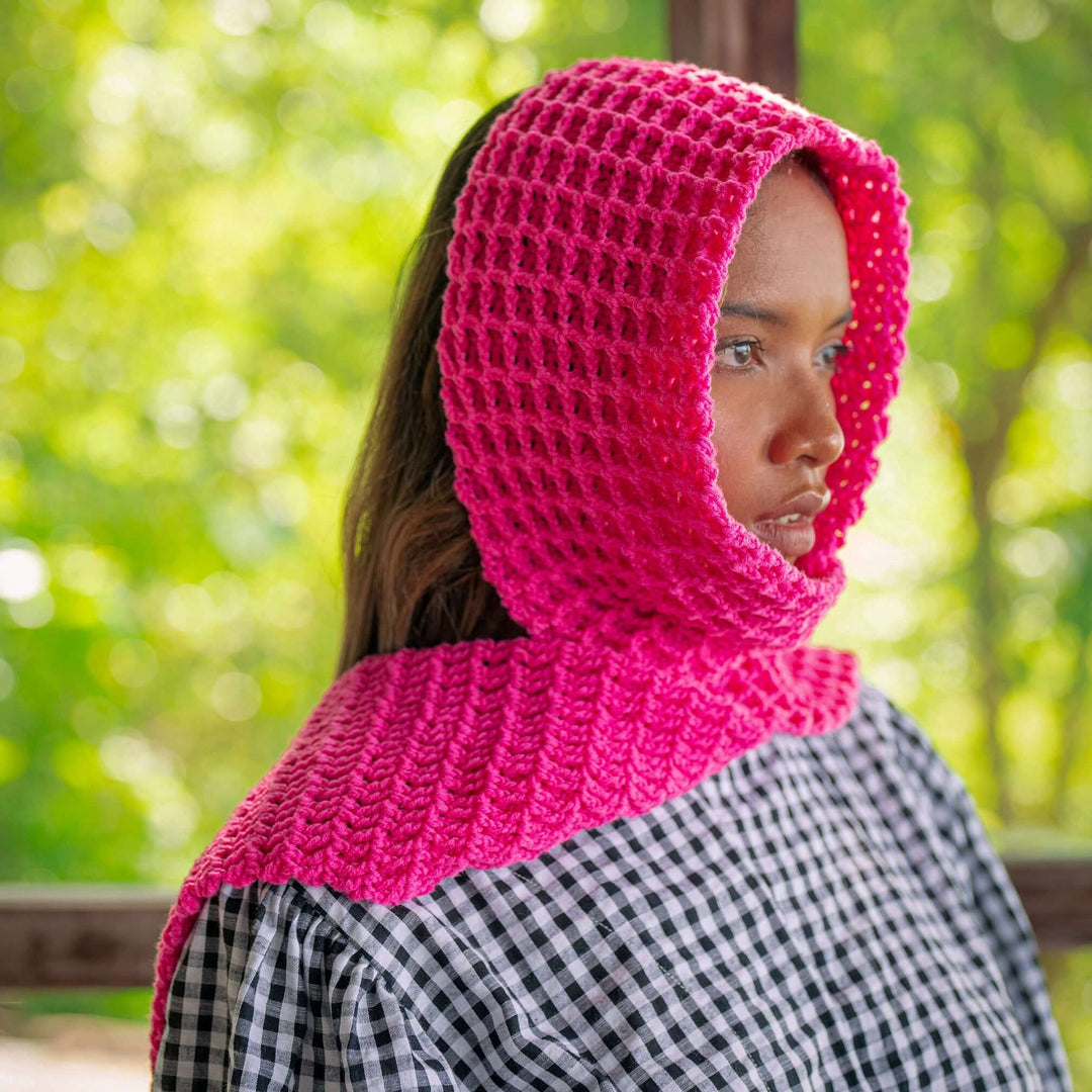 Waffle Crochet Scarf