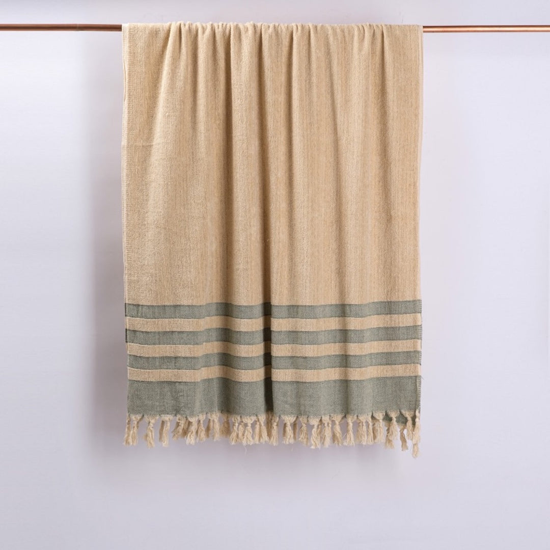 Hand loomed Linen Terry Bath Towel