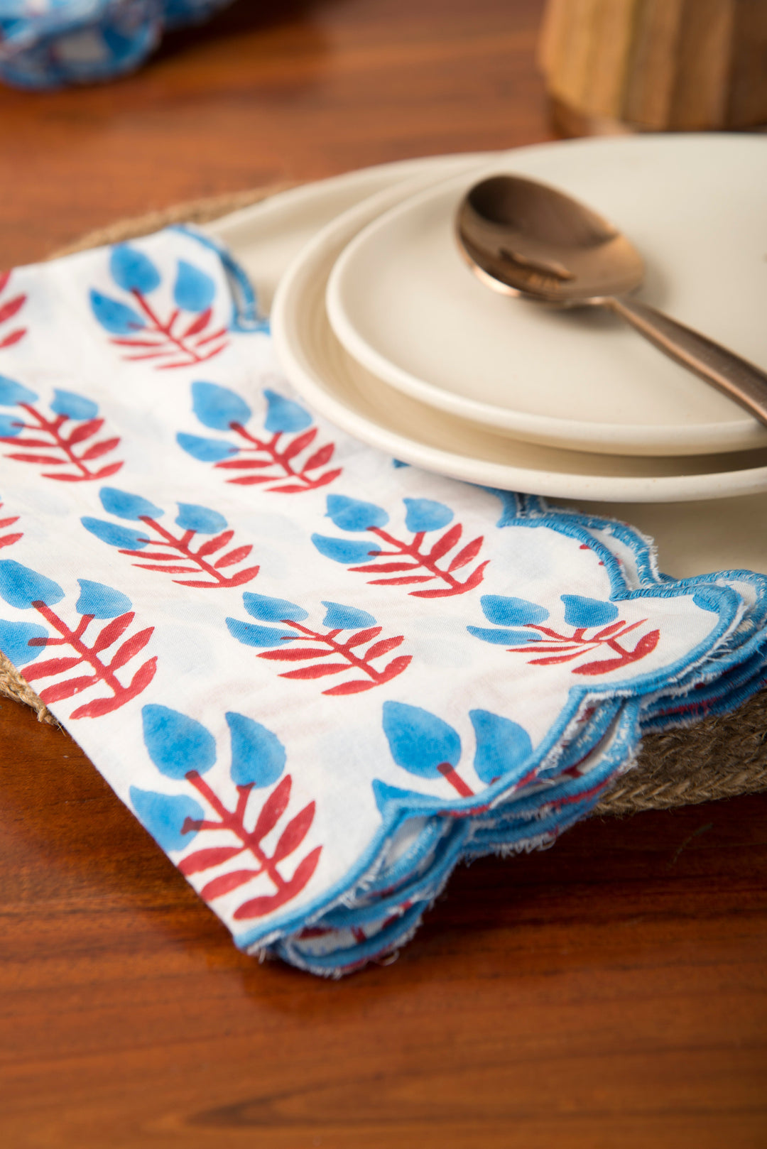Meadow Handblocked Napkin Set