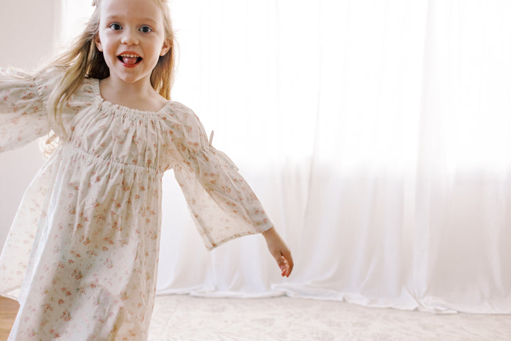 Kennedi Dress | Spring Petal | Bell Sleeve