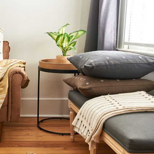 Nira Hand Spun Organic Cotton Handloom Pillow