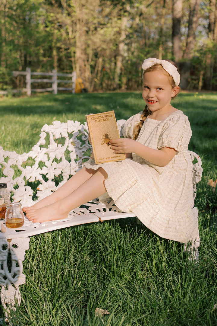 The Weekend Dress-Blush Vine Stripe