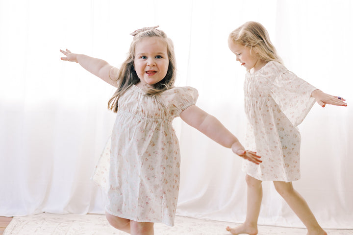 The Kennedi Dress- Spring Petal | Short Sleeve