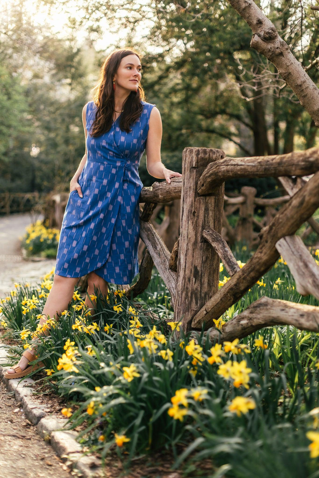 Anchor Away Wrap Dress