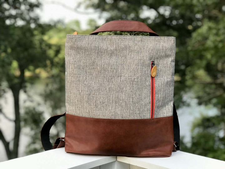 3-in-1 Tote + Backpack + Crossbody - The Rockaway