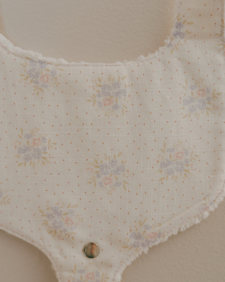 Pacifier Bib- Garden Posey