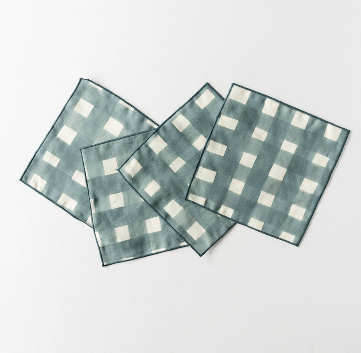 Blue Cocktail Napkins