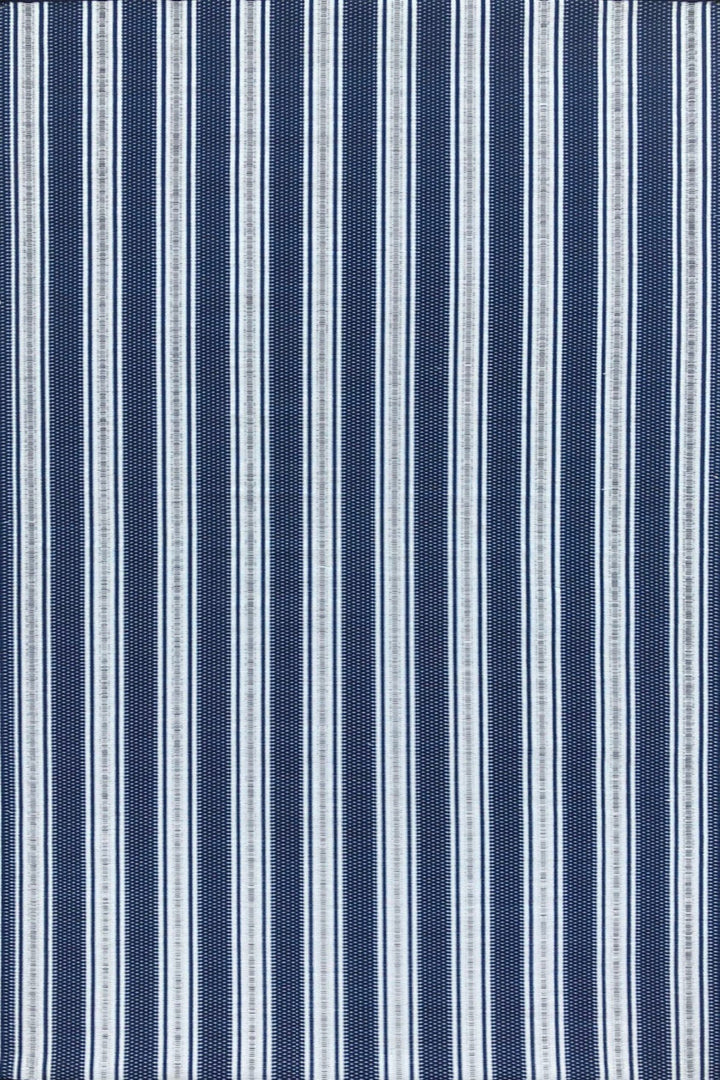 Vertical Stripe Blue & White