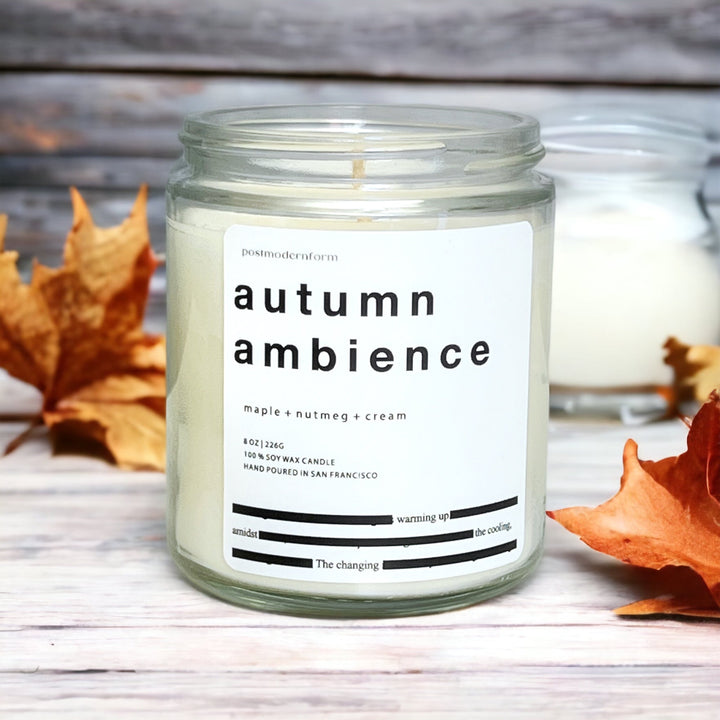 Autumn Ambience / Maple + Nutmeg + Cream Candle