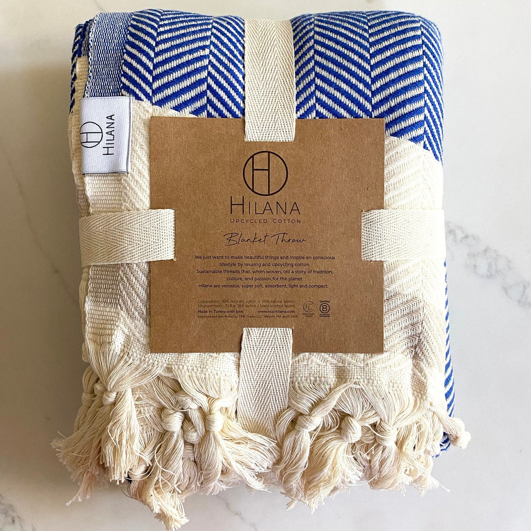 Pipa Sustainable Hand-loomed Throw Blanket